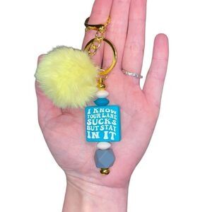 Pom Pom Key Chain